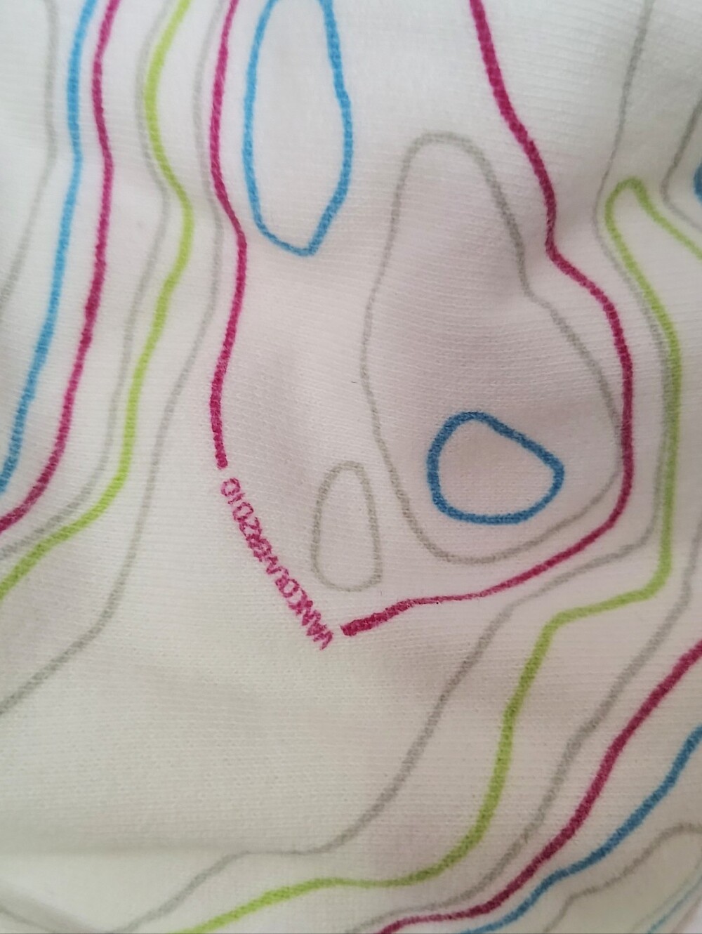 Aritzia x Park Life Olympics White Topographic Map Hoodie Vancouver 2010 Vtg. - Picture 13 of 16